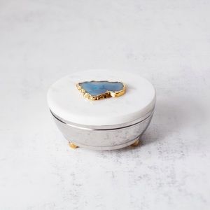 Z Gallerie Marble Agate Vanity Dish